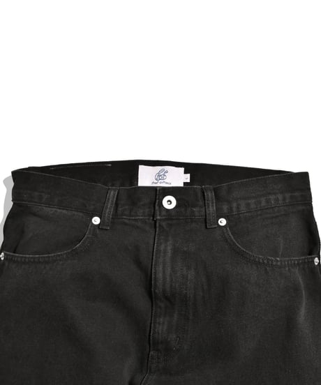 balloon denim pants / Black