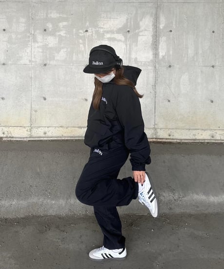 balloon nylon anorak jacket