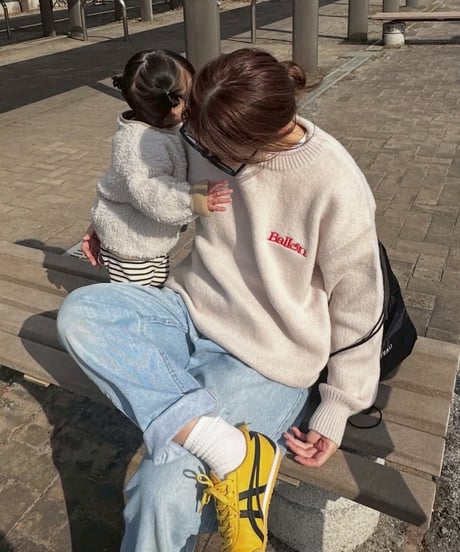 balloon knit / Beige