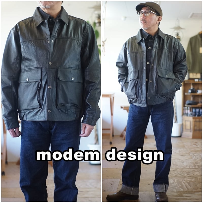 modemdesign モデムデザイン リサイクルレザージャケット レザー