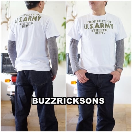 バズリクソンズ 　BUZZ RICKSON'S 　東洋エンタープライズ　BR79348 Ｔシャツ 半袖 　U.S.ARMY 　ATHLETIC DEPT　メンズ　カットソー