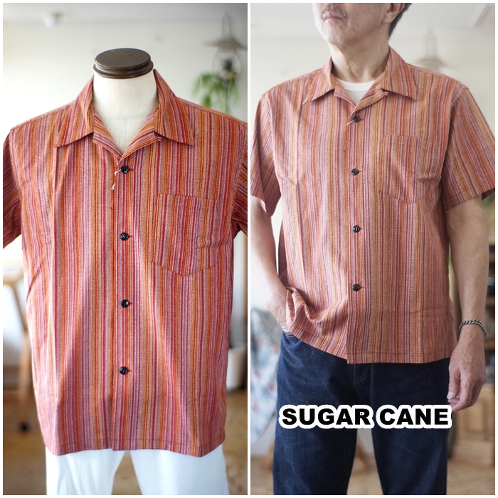 SUGARCANE シュガーケーン 半袖オープンカラーシャツ 39520