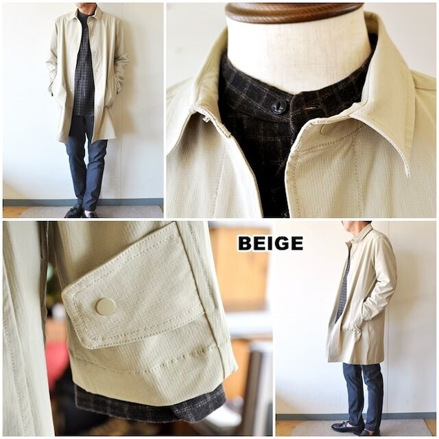 manualalphabet マニュアルアルファベット ステンカラーコート