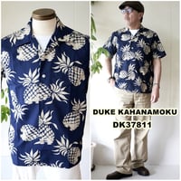 SUNSURF サンサーフ　デュークカハナモク　アロハシャツ 37811 DUKE KAHANAMOKU  “DUKE'S PINEAPPLE” コットンハワイアンシャツ