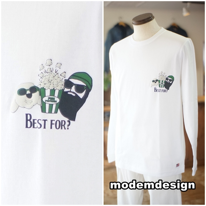 フレームデザイン 長袖カットソー modemdesign モデムデザイン 長袖T カットソー ロンT 24080532 |