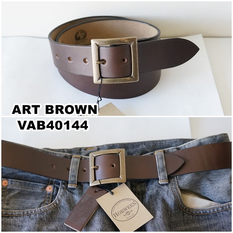 ARTBROWN(アートブラウン)メンズ レザーベルト 40144 本革
