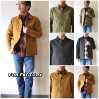 エフオービーファクトリー　ＦＯＢＦＡＣＴＯＲＹ　モールスキンジャケット　ワークジャケット f2373