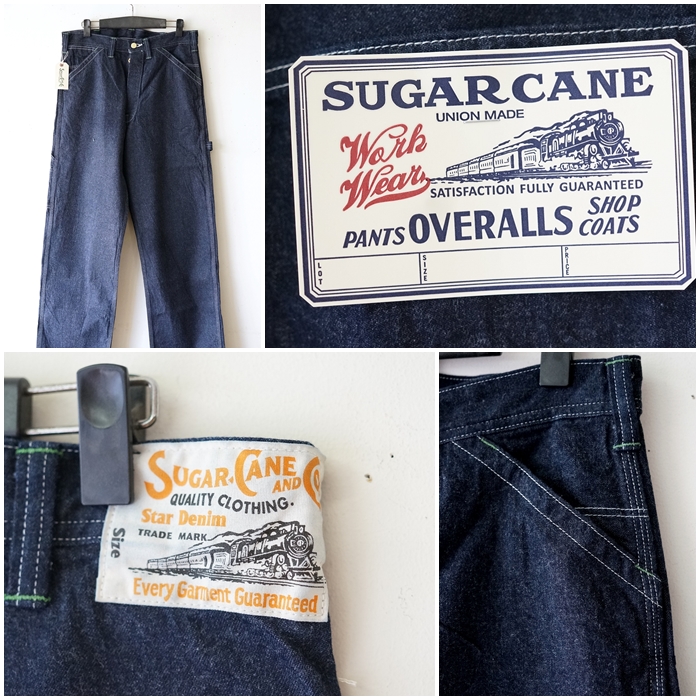 sugarcane シュガーケーン デニムワークパンツ ペインターパンツ 42495