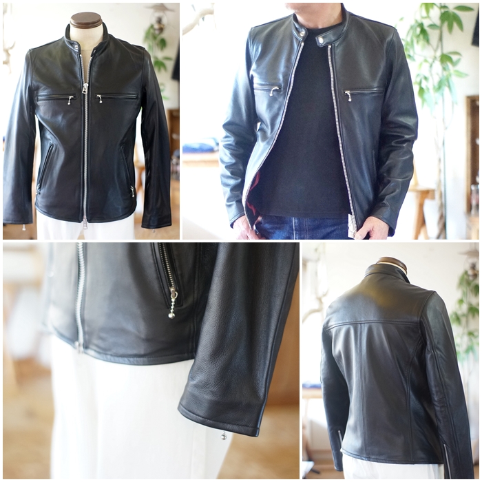 レトログレード(RETRO GRADE) シングルライダース ラムレザー 3150002