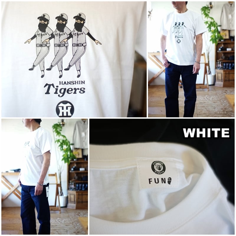 &amp;TEAM　阪神タイガースコラボTシャツ（Ｌ）２枚 modem design FUN ファン コラボ 阪神タイガース Tシャツ 半袖