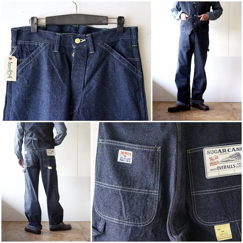 sugarcane シュガーケーン デニムワークパンツ ペインターパンツ 42495