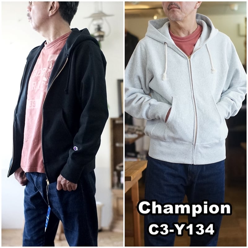 チャンピオン champion ジップスウェット パーカー c3-y134 リバース