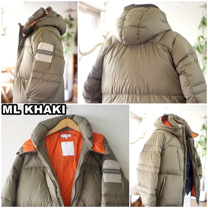 NANGA×MANUAL ALPHABET EXPLORER DOWN JACKET マニュア