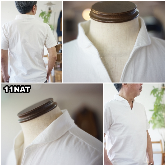 BARNS バーンズ　 スキッパー 半袖ポロBR-7100 スキッパーポロ L BARNS バーンズ スキッパー 半袖ポロシャツ BR-7100 スキッパー
