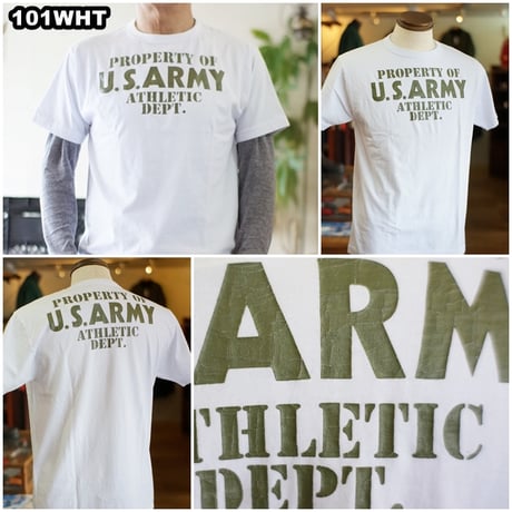 バズリクソンズ 　BUZZ RICKSON'S 　東洋エンタープライズ　BR79348 Ｔシャツ 半袖 　U.S.ARMY 　ATHLETIC DEPT　メンズ　カットソー