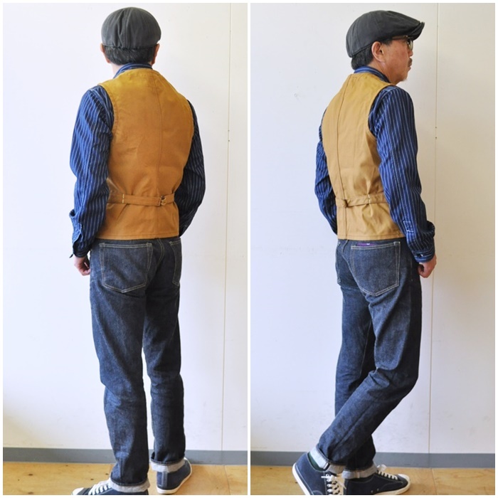 シュガーケーン 13oz ブラウンダックワークベスト SC14375 40 Amazon | [シュガーケーン] 13oz ブラウンダック ワーク ベスト