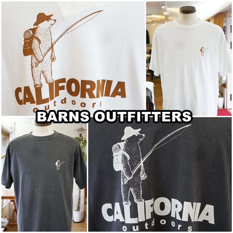 BARNS バーンズアウトフィッターズ 半袖プリントTシャツ BARNS バーンズアウトフィッターズ 半袖プリントTシャツ