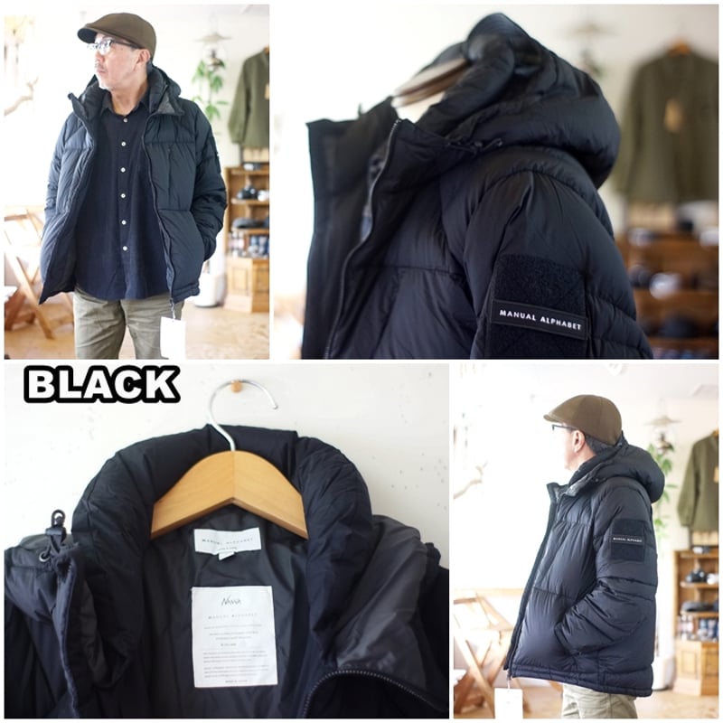 NANGA×MANUAL ALPHABET EXPLORER DOWN JACKET マニュア