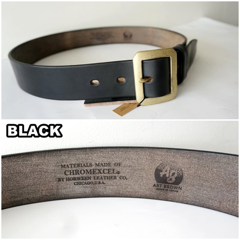 ARTBROWN(アートブラウン)メンズ レザーベルト VGB40142AB 本革 40mm