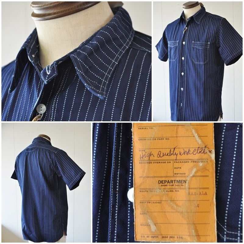 シュガーケーン SUGAR CANE ウォバッシュ 半袖シャツ 36267 東洋