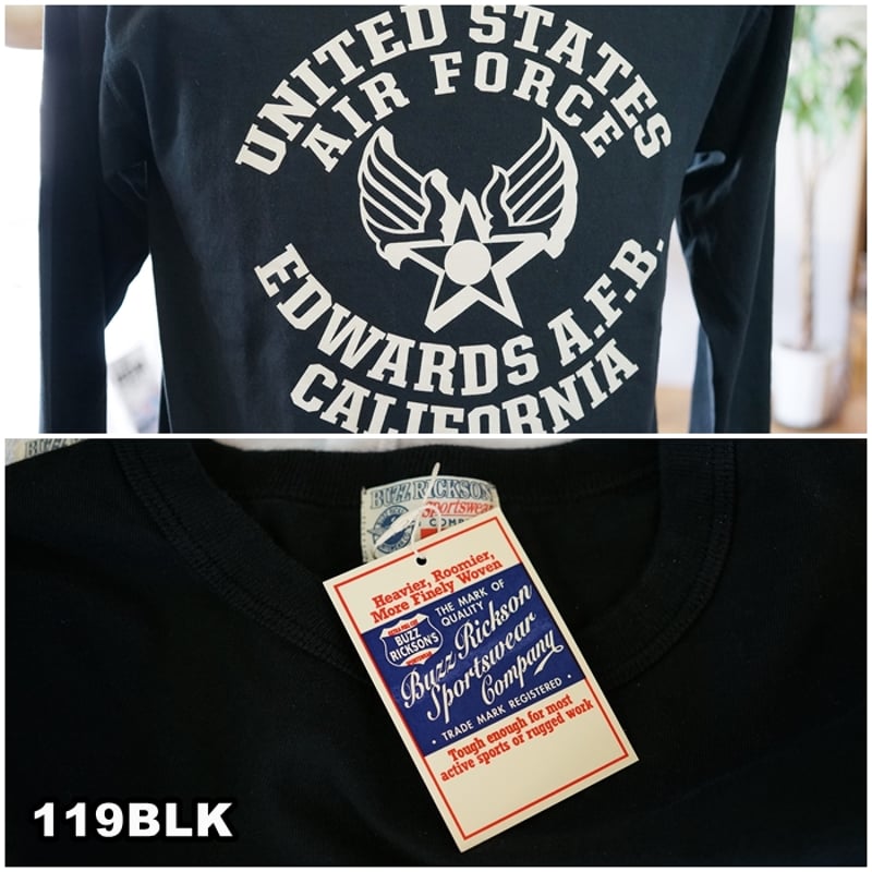 Buzz Rickson's ネイビー Lサイズ 長袖カットソー バズリクソンズ BUZZ RICKSON'S 長袖 ロンT 69508 カットソー 東洋エ