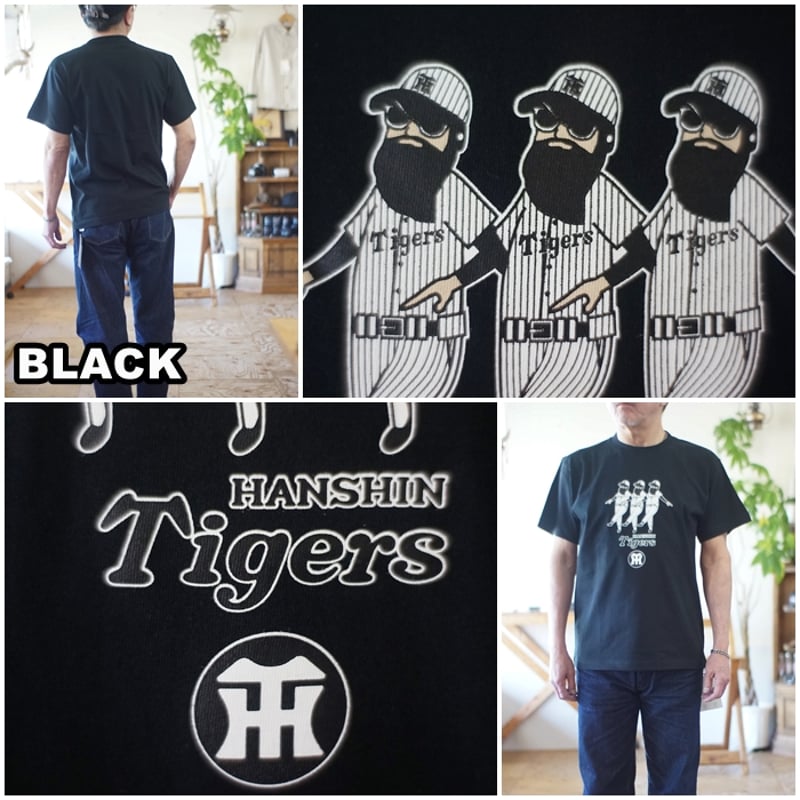 &TEAM　阪神タイガースコラボTシャツ（Ｌ）２枚 modemdesign モデムデザイン fun ファン 阪神タイガース コラボT