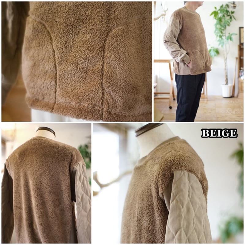 modemdesign モデムデザイン ボアフリース キルティング 