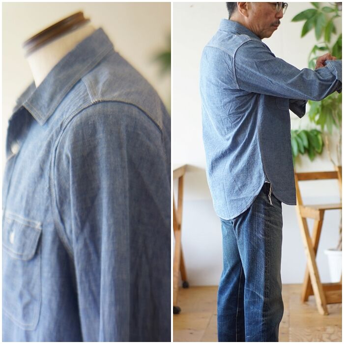 ファクトリエ　シャンブレーシャツ これが最後の入荷です】“幻”の素材のシャンブレーシャツ