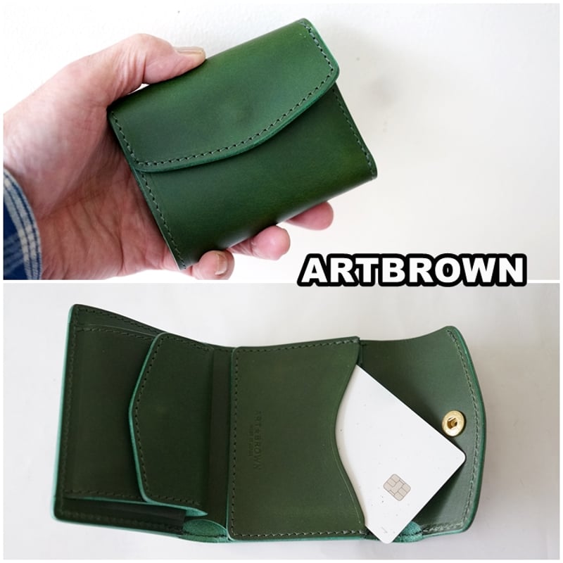 ARTBROWN アートブラウン ショートウォレット 三つ折り財布 ARTBROWN アートブラウン ショートウォレット 三つ折り財布