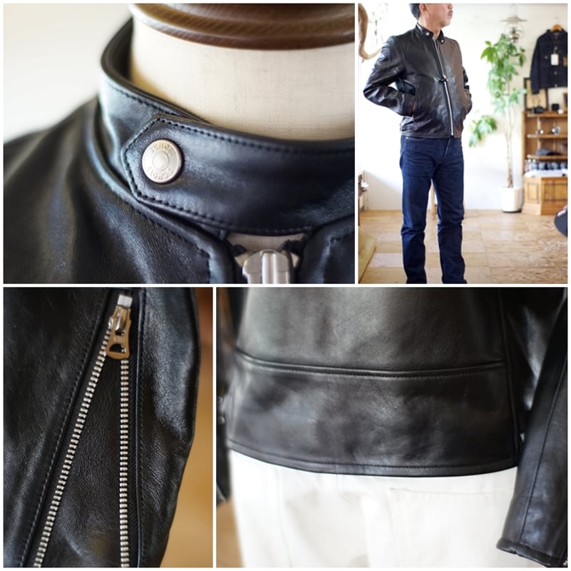 Schott ショット シングル ライダース レザージャケット 3950078 Schott ショット シングル ライダース レザージャケット 3950078