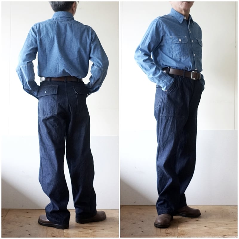 FOB FACTORY エフオービーファクトリー デニムベイカーパンツ F0541