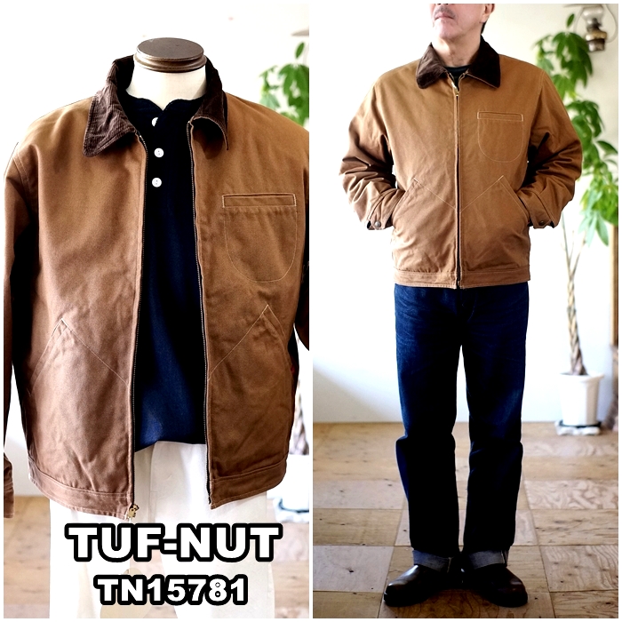 タフナッツ TUFNUT コットンダック ワークジャケット TN15781 | ブルー