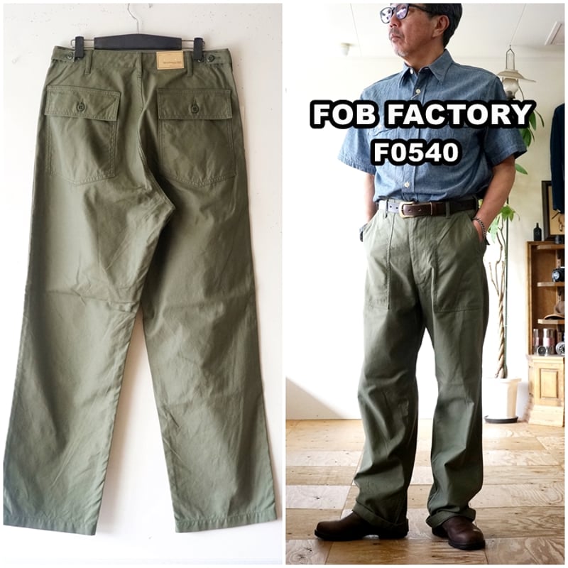 エフオービーファクトリー FOB factory F0540 ベイカーパンツ タイプ2