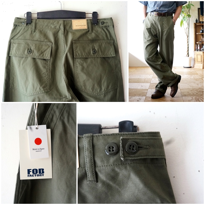 エフオービーファクトリー FOB factory F0540 ベイカーパンツ タイプ2