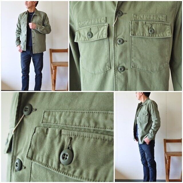 FOB F2362　ファティーグジャケット LL ユーズド FOB FACTORY エフオービーファクトリー ファティーグジャケット