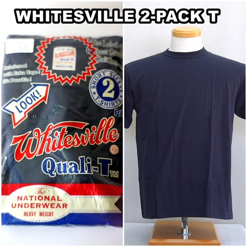 WHITESVILLE ホワイツビル 73544 2枚組 2PAC 半袖Tシャツ 東洋エン