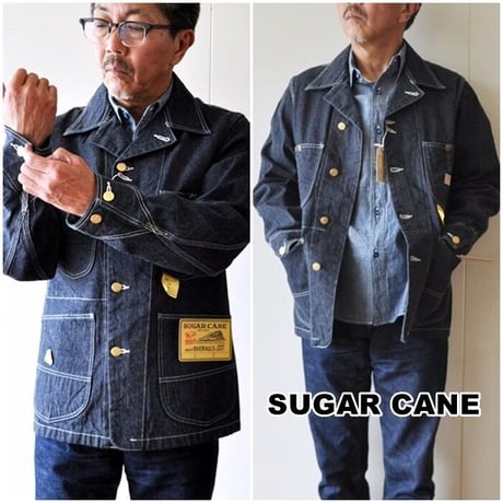 SUGAR CANE シュガーケーン デニムカバーオール　SC14371 　デニムジャケット