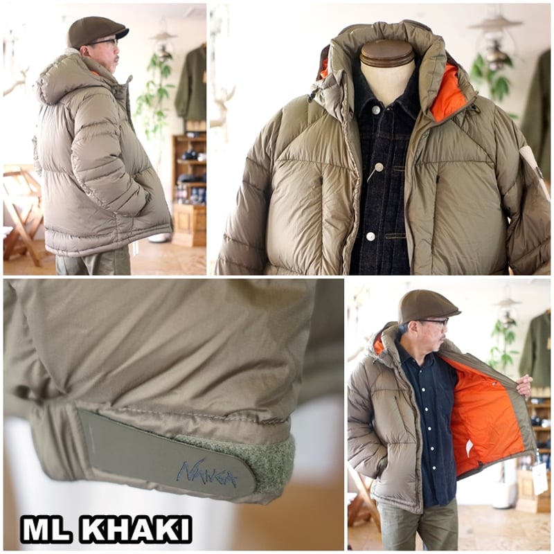 NANGA×MANUAL ALPHABET EXPLORER DOWN JACKET マニュア