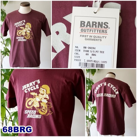 BARNS OUTFITTERS バーンズ　アウトフィッターズ　半袖Tシャツ　カットソー　プリントT　26234