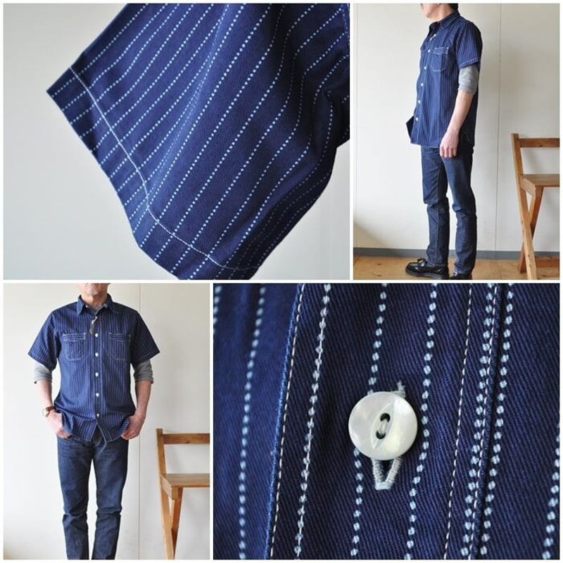 シュガーケーン SUGAR CANE ウォバッシュ 半袖シャツ 36267 東洋