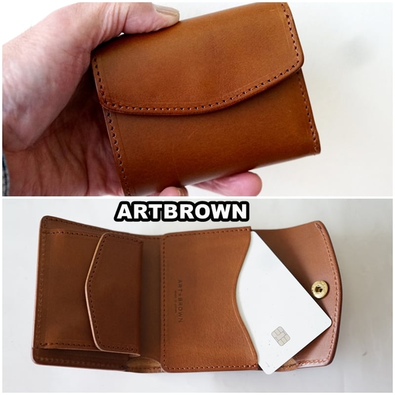 ARTBROWN アートブラウン ショートウォレット 三つ折り財布
