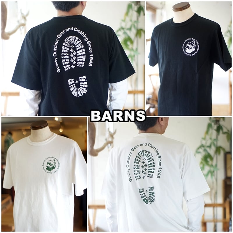 バーンズ バーンズアウトフィッターズ BARNS 半袖プリントT バーンズ バーンズアウトフィッターズ BARNS 半袖プリントT