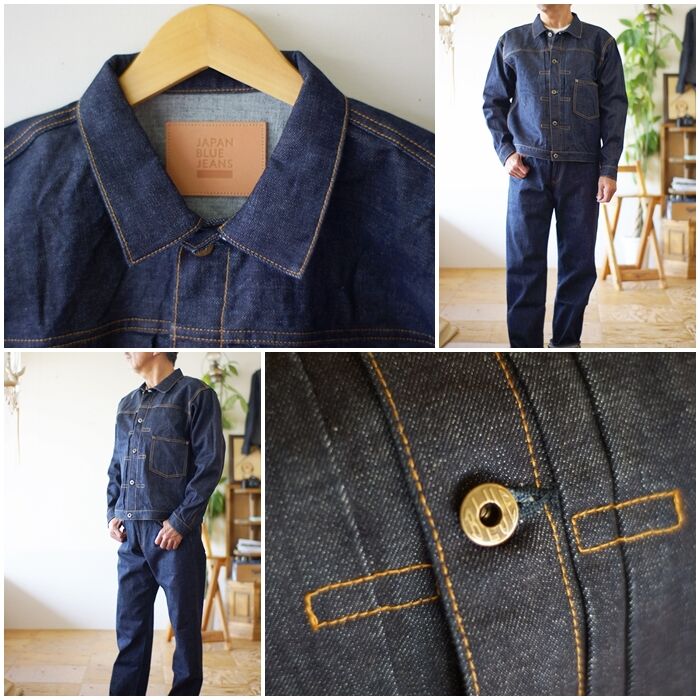 ジャパンブルージーンズ　カバーオールデニムジャケット　サイズＬ JAPAN BLUE JEANS カバーオール ジャパンブルージーンズ