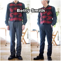 Betty Smith(ベティスミス) メンズ　イージートラウザーパンツ　519C　テーパードパンツ イージーパンツ