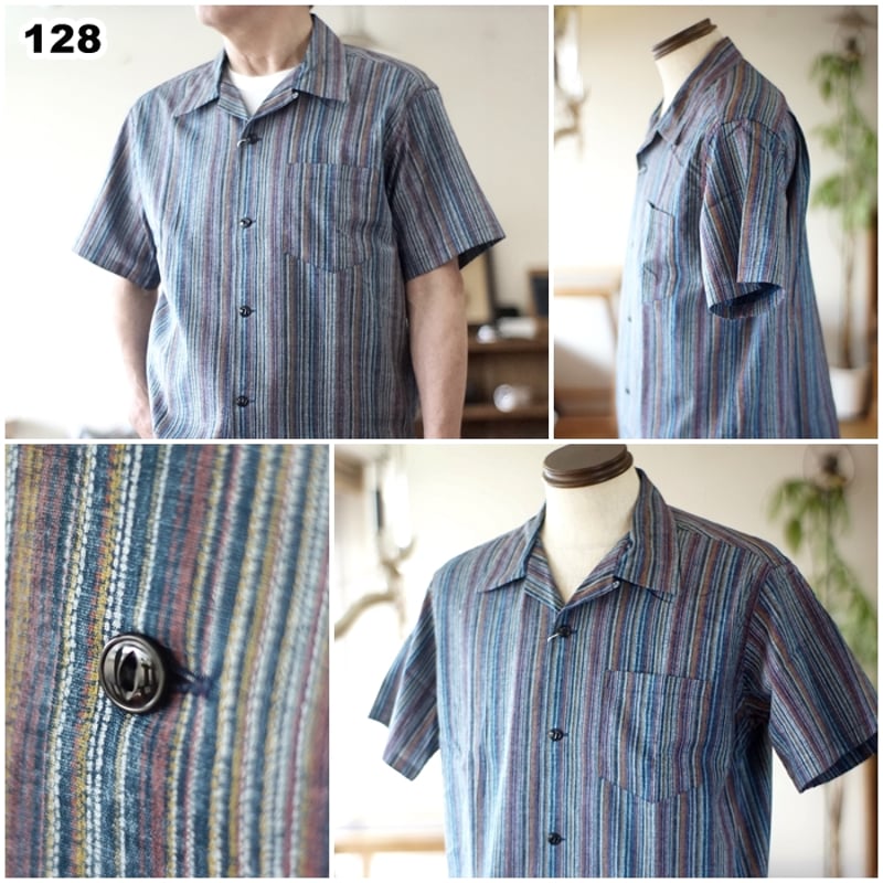 シュガーケーン　ストライプ半袖シャツ 楽天市場】シュガーケーン SUGAR CANE コークストライプ 半袖