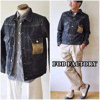 FOB factory デニムオーバーオール　size1 FOB FACTORY / DENIM OVER-ALL / F0479 | LINKS ON