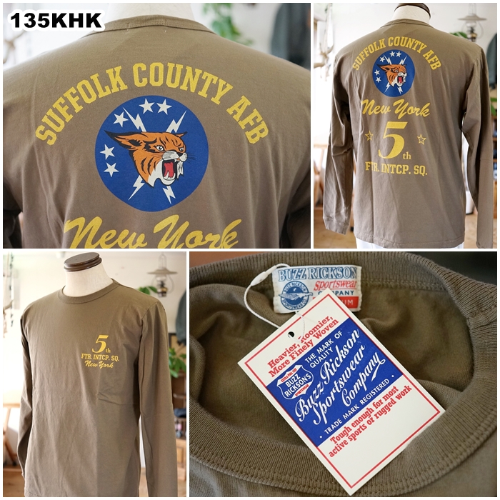 新品未使用　バズリクソンズ　長袖Tシャツ BUZZ RICKSON'S XL バズリクソンズ BUZZ RICKSON'S 長袖 ロンT 69449 カットソー