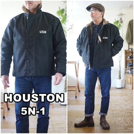 HOUSTON 　ヒューストン 　5N-1 　N-1　デッキジャケット 　スタンダードモデル 　日本製