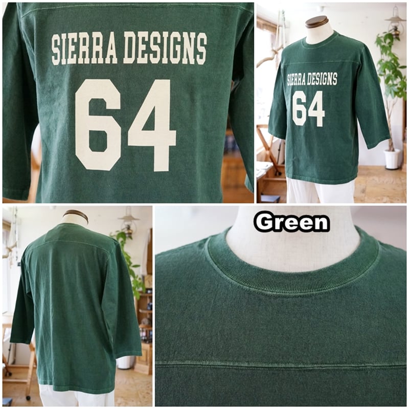 シエラデザインズ SIERRADESIGNS グッドオン GOODON コラボ 七分袖 