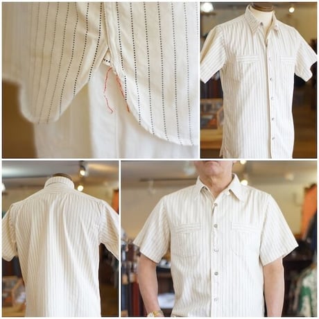 シュガーケーン SUGAR CANE ウォバッシュ 半袖シャツ 37275　東洋エンタープライズ　TOYO